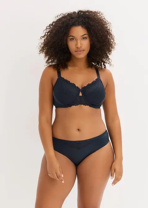 BH med bygel och glansiga effekter, bonprix