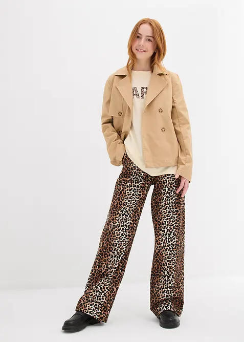 Långärmad topp i ekologisk bomull, bonprix