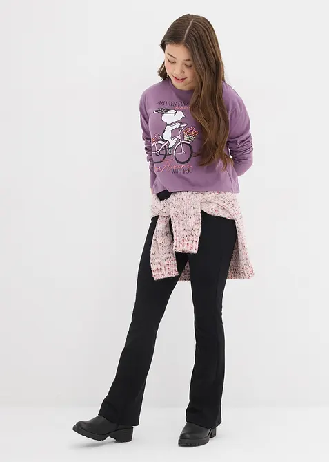 Långärmad Snobben-tröja för barn i ren bomull, Peanuts