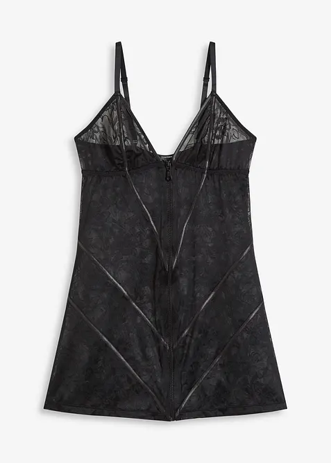 Klänning av spets med dragkedja, bonprix