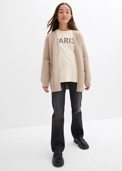 Utsvängda jeans för barn, bonprix