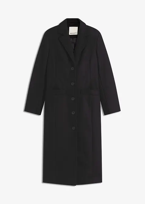 L&aring;ng kappa med yllelook, bonprix