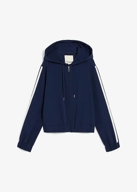 Tr&auml;ningsjacka med sportiga r&auml;nder, bonprix