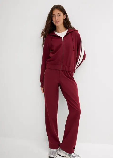 Träningsjacka med sportiga ränder, bonprix