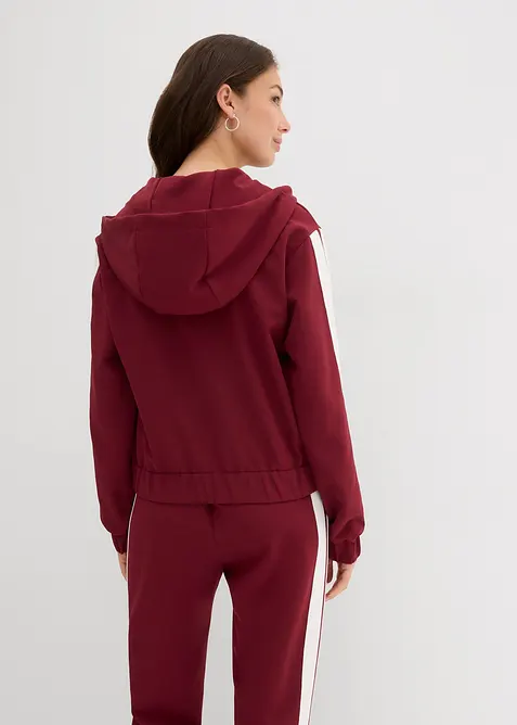 Träningsjacka med sportiga ränder, bonprix