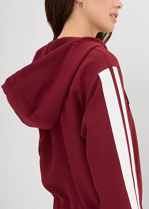Träningsjacka med sportiga ränder, bonprix