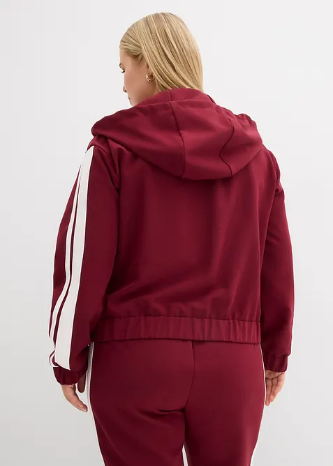 Träningsjacka med sportiga ränder, bonprix