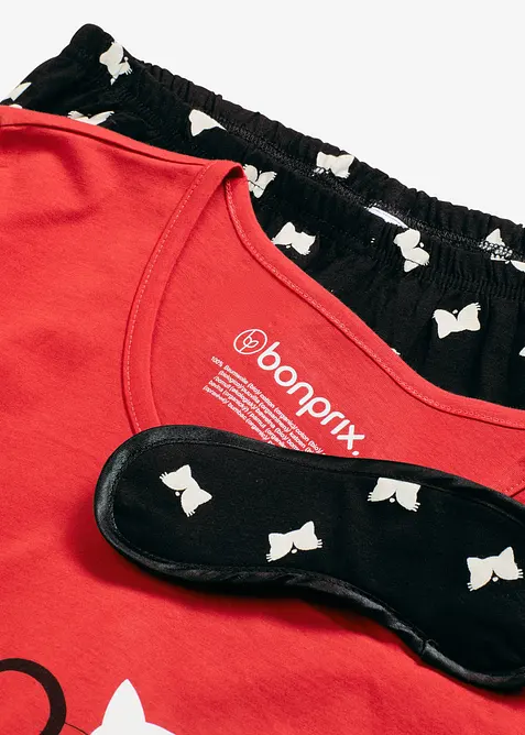 Pyjamas med sovmask, bonprix