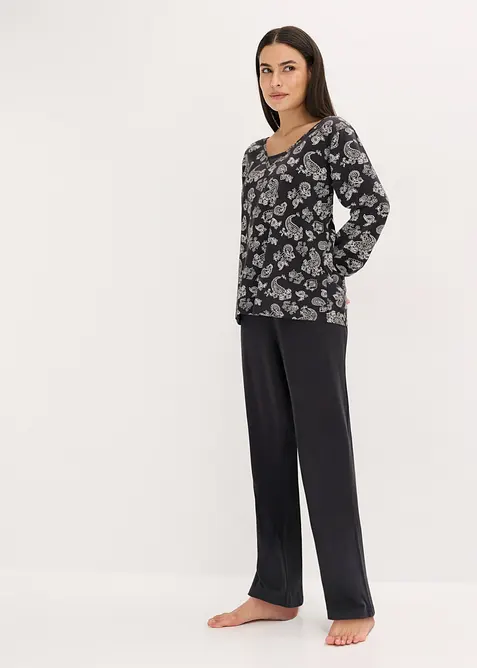 Pyjamas i bomull, bonprix