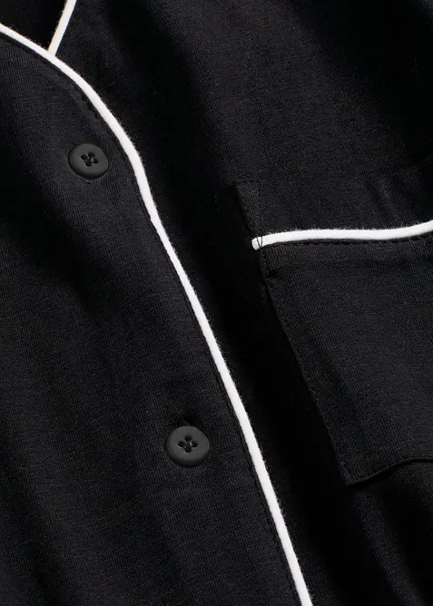 Nattlinne av ren bomull, bonprix