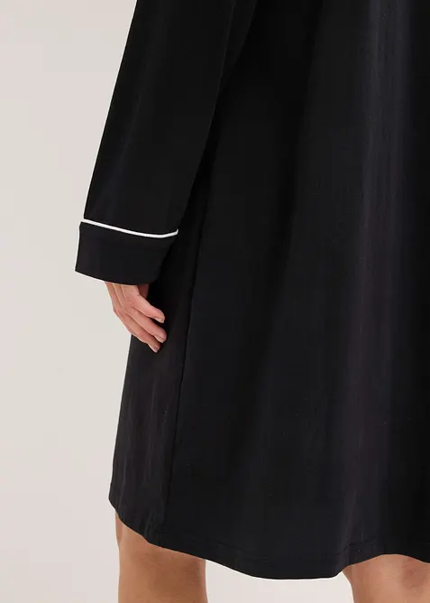 Nattlinne av ren bomull, bonprix