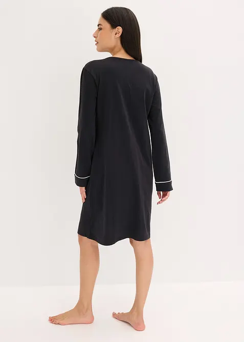 Nattlinne av ren bomull, bonprix