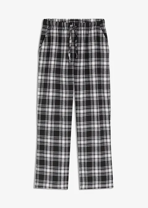 Vävd pyjamasbyxa i flanell, bonprix