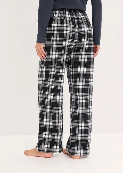 Vävd pyjamasbyxa i flanell, bonprix
