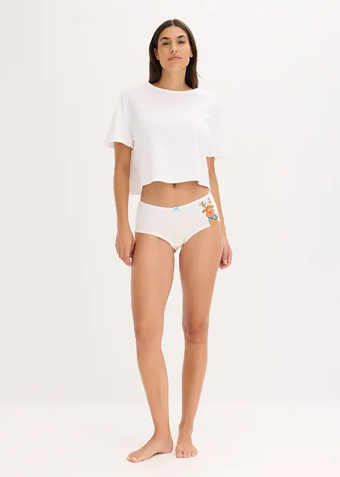 Maxiboxertrosa med bomull (4-pack), bonprix