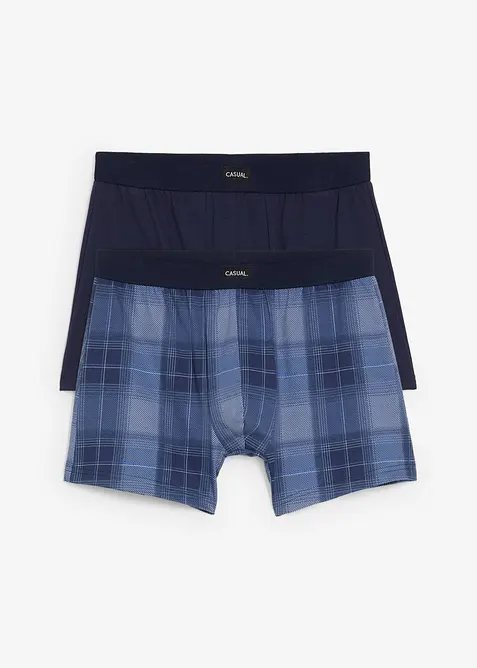 Boxershorts med bomull (2-pack), bonprix