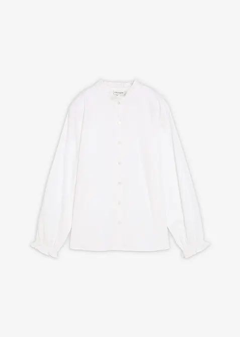 Blus i ren bomull, bonprix