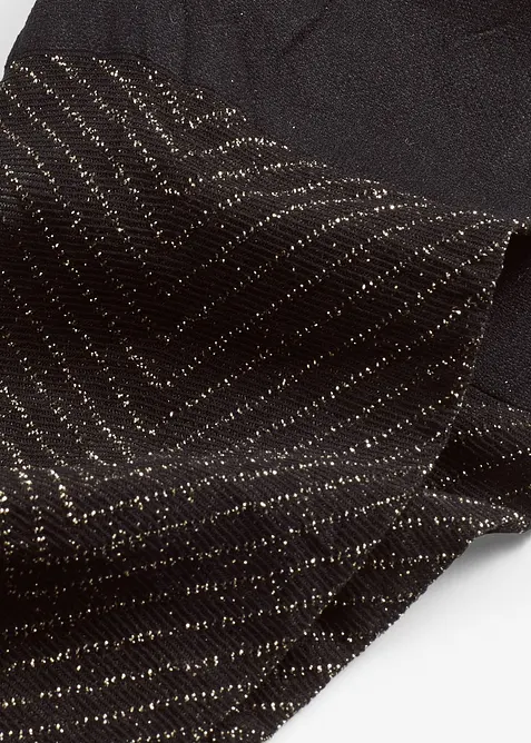 Transparent strumpbyxa med glittrande mönster, 20 DEN, bonprix