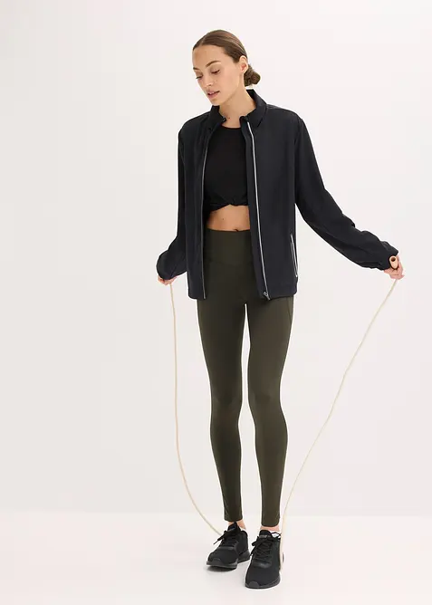 Tunn funktionsjacka med reflexer, bonprix