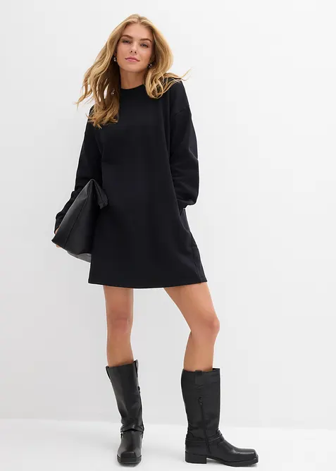 Jerseyklänning i ren bomull, bonprix