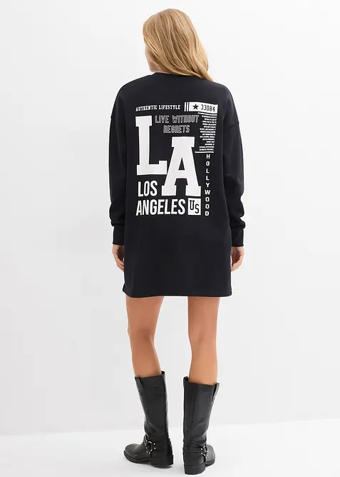 Jerseyklänning i ren bomull, bonprix