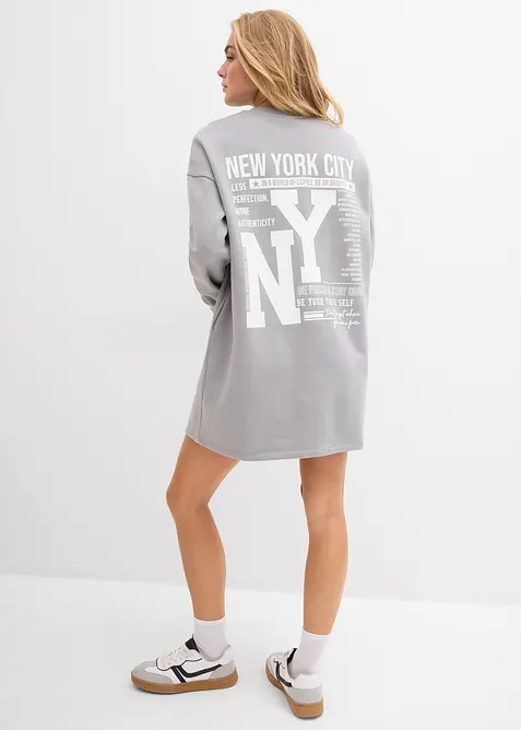 Jerseyklänning i ren bomull, bonprix