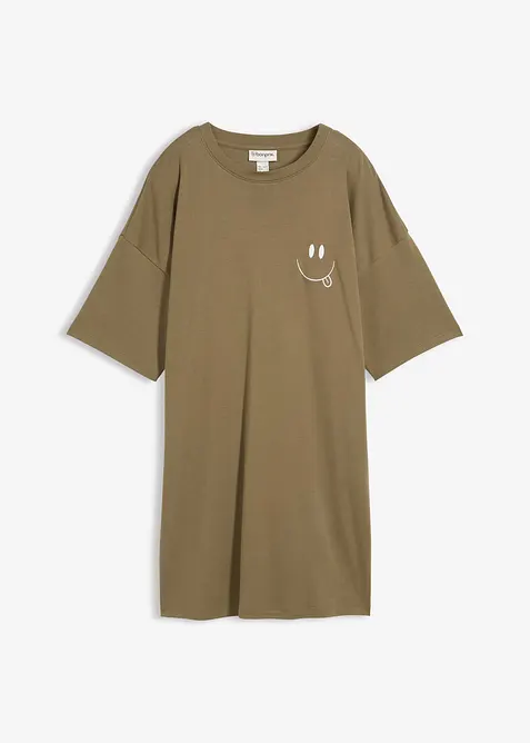 Lång topp i oversizemodell av ekologisk bomull, bonprix