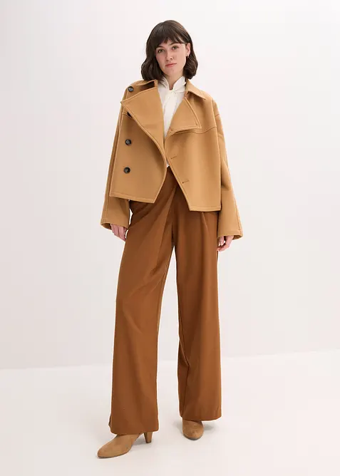 Marlenebyxa med omlottlook, bonprix