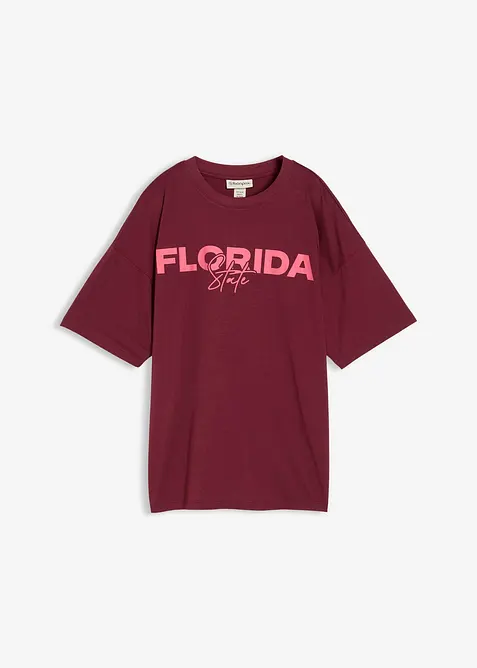 T-shirt i oversizemodell av ekologisk bomull, bonprix