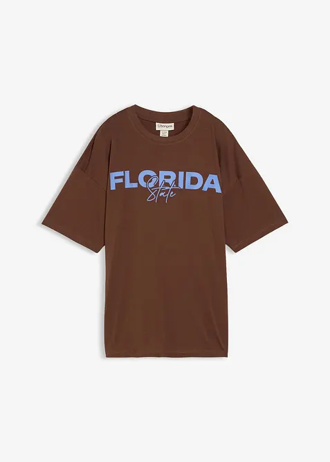 T-shirt i oversizemodell av ekologisk bomull, bonprix