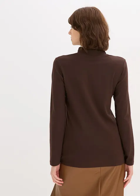 L&aring;ng&auml;rmad topp i figurn&auml;ra modell, bonprix