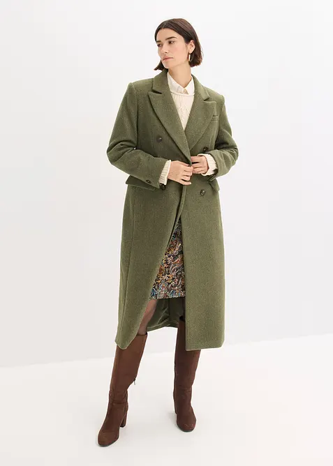 Stretchig kjol i bomullsmix, bonprix