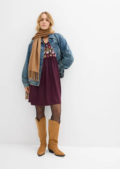 Tunikakl&auml;nning i f&ouml;ljsam viskos, bonprix