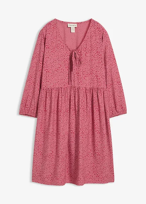 Tunikaklänning av mjuk viskos, bonprix