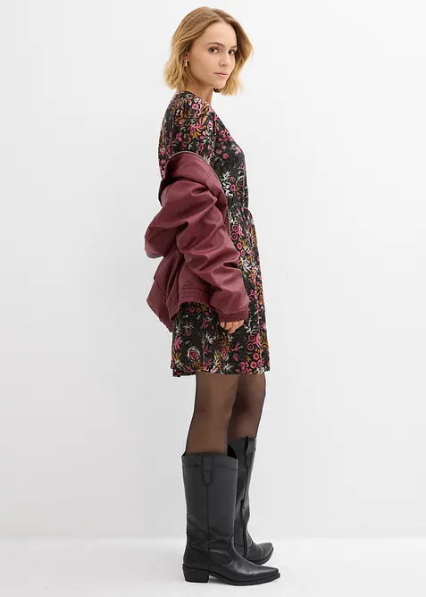 Tunikaklänning i mjuk viskos, bonprix