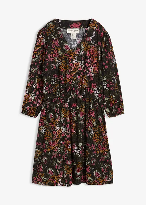 Tunikaklänning i mjuk viskos, bonprix