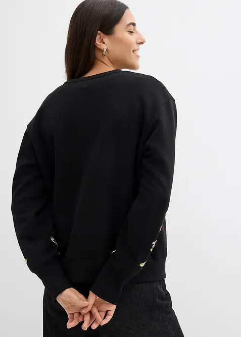 Sweatshirt av bomullsmix, bonprix