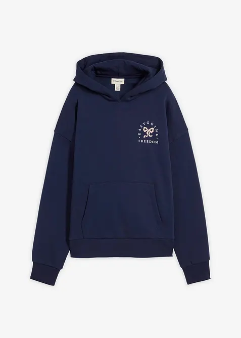 Oversizesweatshirt av bomullsmix, bonprix