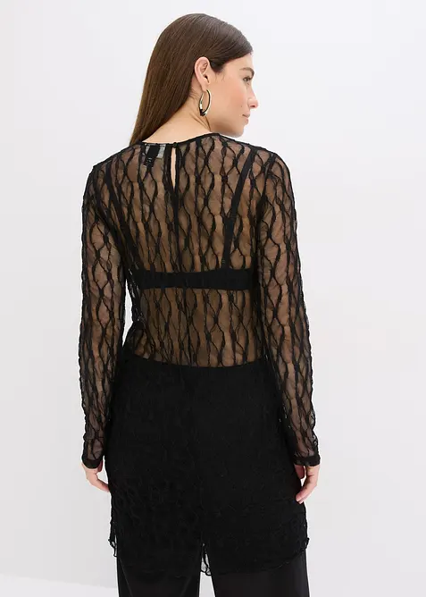 Kort spetsklänning, bonprix