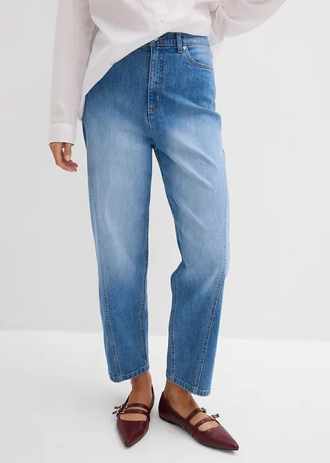 Baggy jeans med High Waist, bonprix