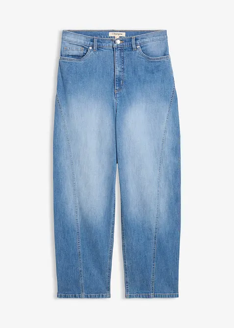 Baggy jeans med High Waist, bonprix
