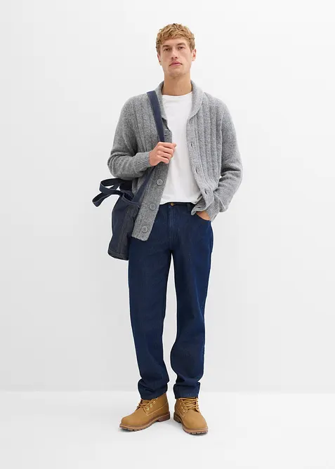 Relaxed Fit Jeans i ekologisk bomull, Straight, bonprix