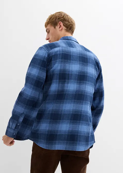 Flanellskjorta av ren bomull, bonprix