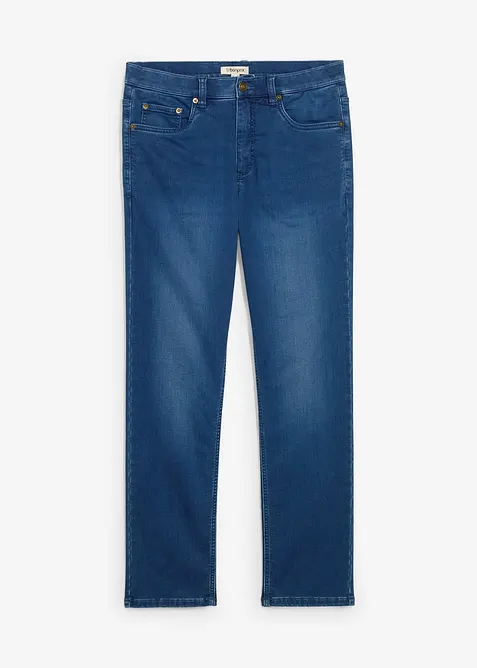 Joggerjeans med skön midja och Classic Fit, Straight, bonprix