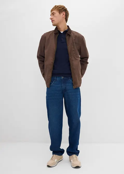 Pik&eacute;tr&ouml;ja i bomull och ull, smal passform, bonprix