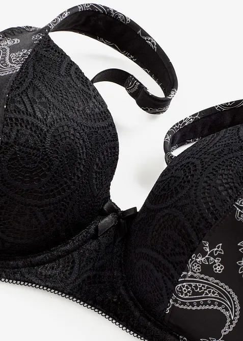 Formpressad BH med vadderade axelband, bonprix