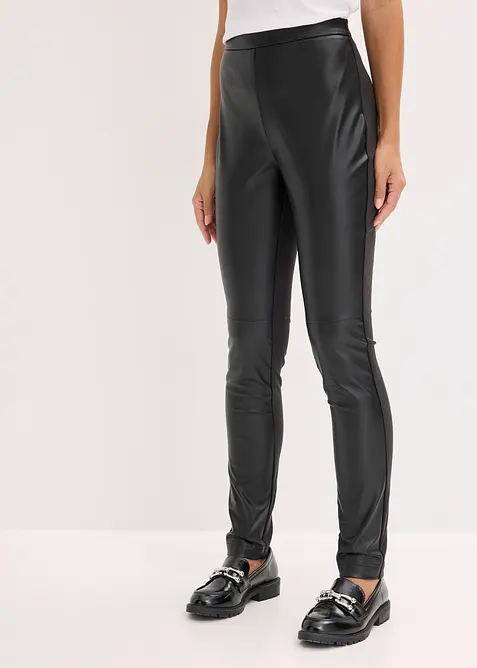 Byxa i skinnimitation av Punto di Roma-mix, bonprix