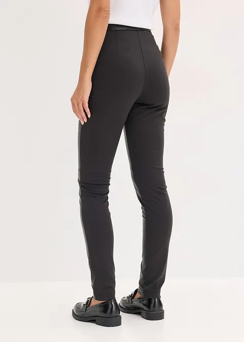 Byxa i skinnimitation av Punto di Roma-mix, bonprix