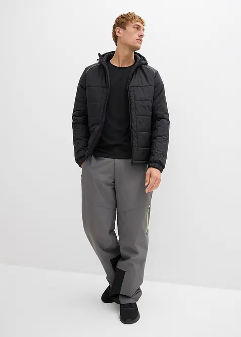 Långärmad T-shirt med termofunktion, smal passform (2-pack), bonprix