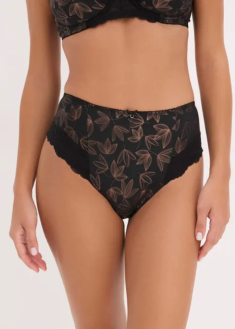 Maxitrosa med skimrande mönster, bonprix